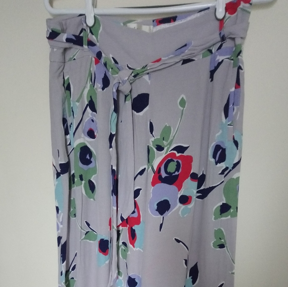 NWOT Anthropologie Elevenses AMBROSIA FLORAL WIDE LEG PANTS - Picture 5 of 6